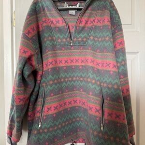 Oversized Vintage Fleece Pullover